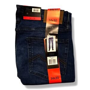 Urban Star Slim Stretch Jeans - Blue - 34 x 30